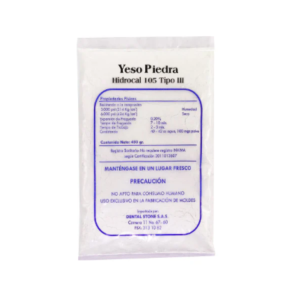 Yeso Piedra Tipo III Amarillo – Alta Resistencia para Modelos Dentales